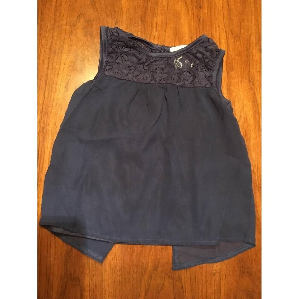 Forever Me Girls Navy Tank Top Size 5